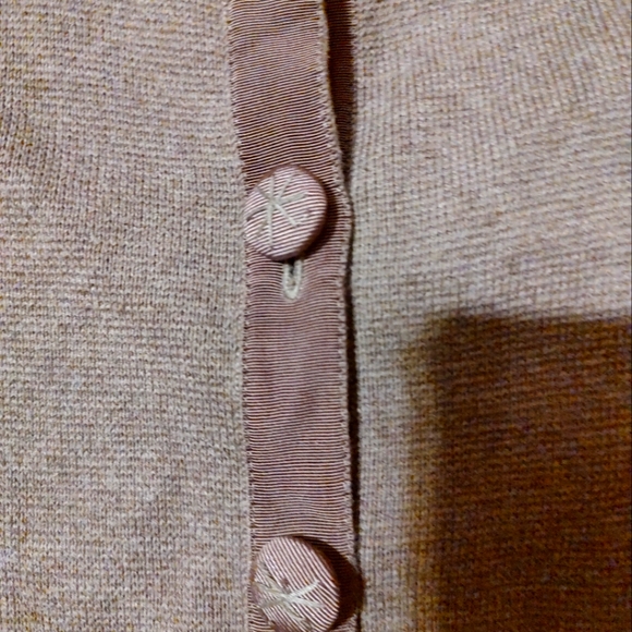 🤎🐿️🤎 Stellar Tailored Mocha Brown Cuff Sleeve Cardigan - M - Picture 7 of 14